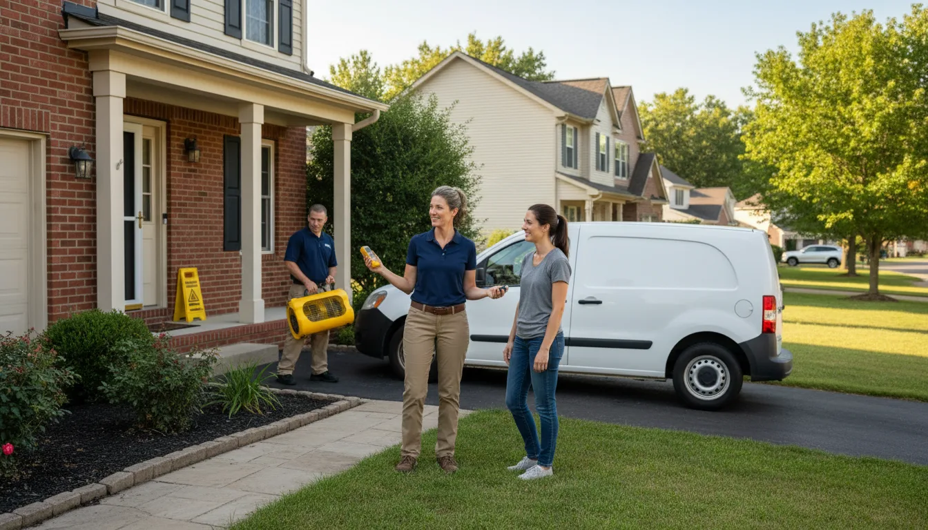 Water restoration image for Dehumidification And Cleanup Services in Norton, VT
